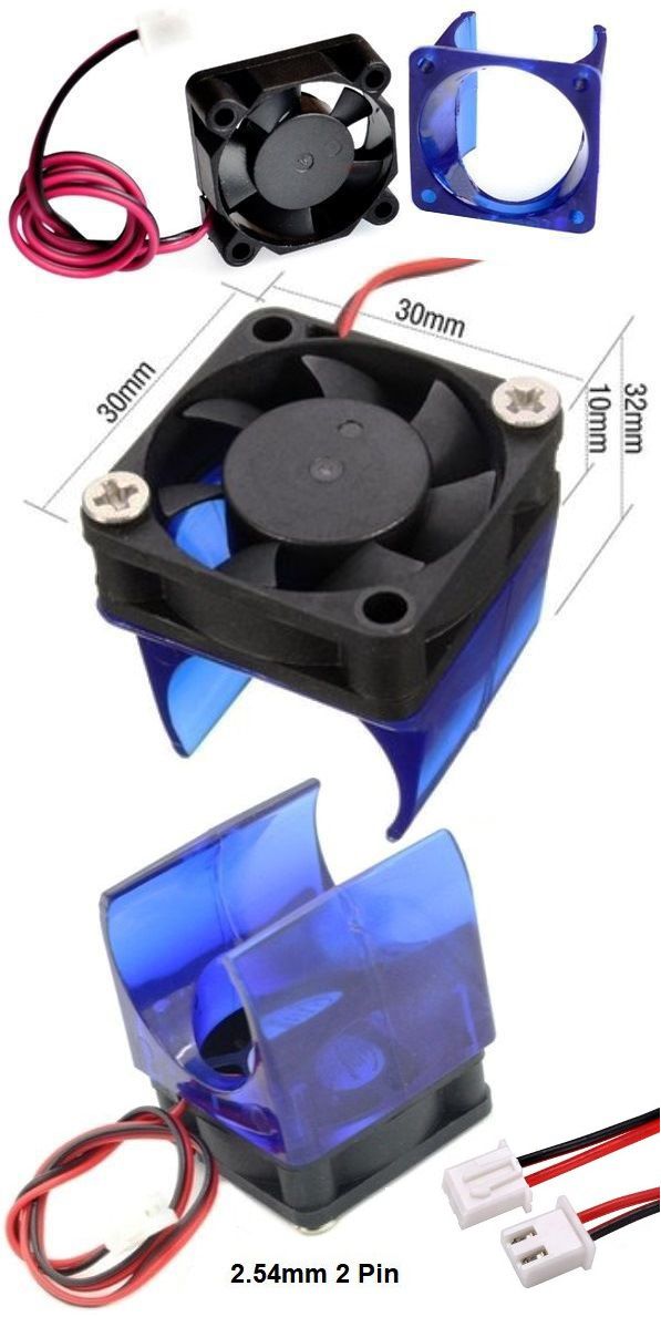 Ventilador 30x10mm 12v.